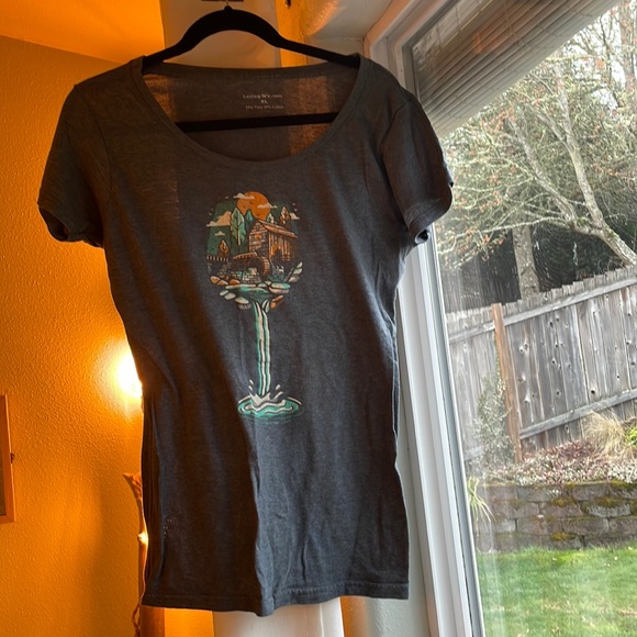 Loving WV T-shirt - Women XL Babcock State Park - Picture 1 of 3